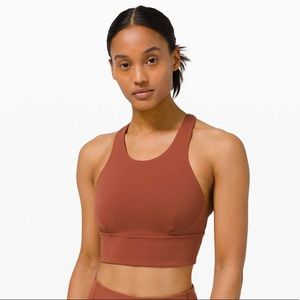 Lululemon Wunder Train Bra C/D Cup DARK TERRACOTTA